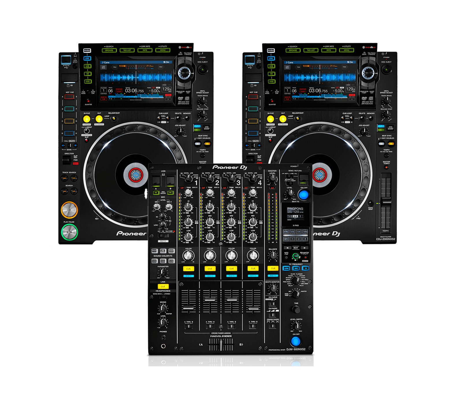 Dj-комплект 2x Pioneer CDJ900nexus + DJM2000nexus Dj-комплект 2x Pioneer CDJ900nexus + DJM2000nexus