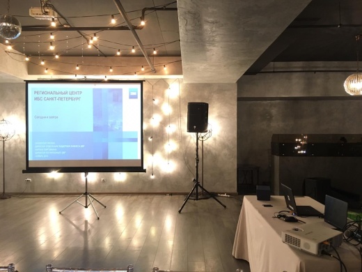 Аренда экрана 2х1,5 метра и проектора 3000 люмен